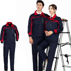 New Fashion Workwear Jacket and Pants Breathable Work Clothes for Men Durable Work Uniforms Custom LOGO SIze