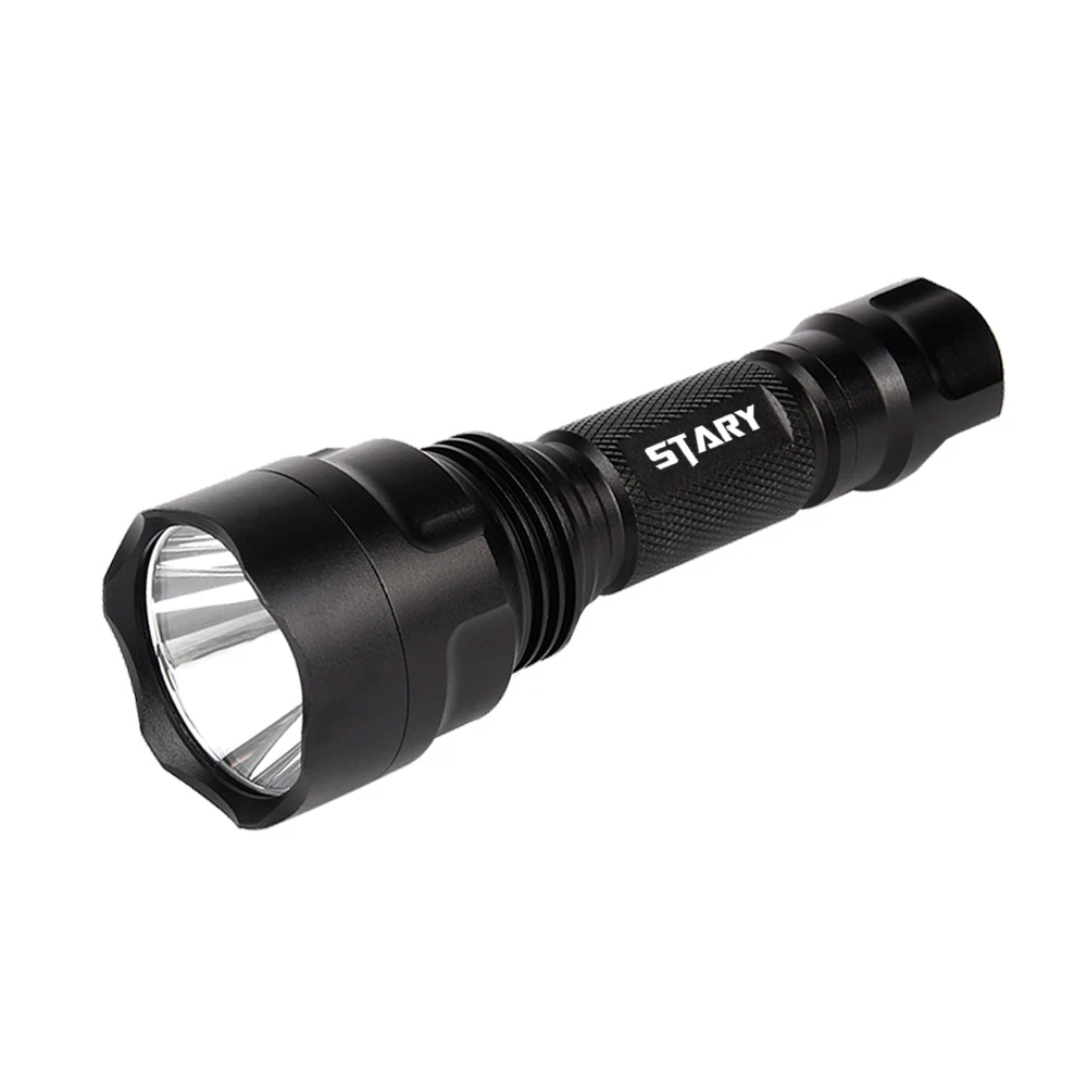 STARYNITE 3 Modes C8 Flashlight Japan Torch Light Powered by 1pc 18650 Battery