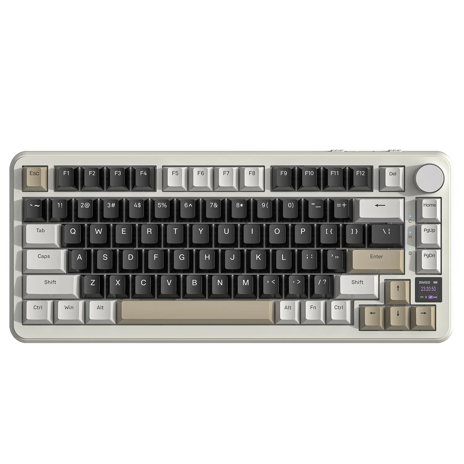 Attack Shark X85 PRO Three Mode RGB BT Wireless Mechanical Keyboard with Display Customized Hot Plug Game Mechanical Keyboard