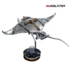 Modello finito Devil Ray meccanico in colore originale metallizzato