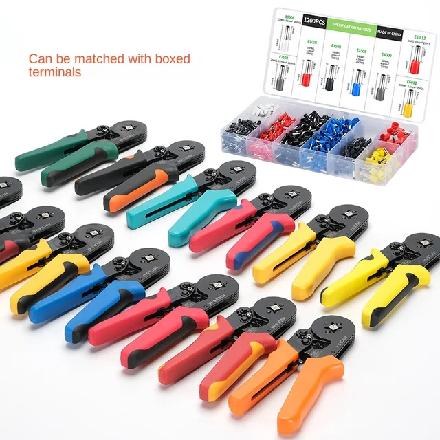 Hot-Selling HSC 6-4A High Quality Multifunctional Wire Crimpers Cross-Border Terminal Crimping Ratchet Wiring Tubular Pliers