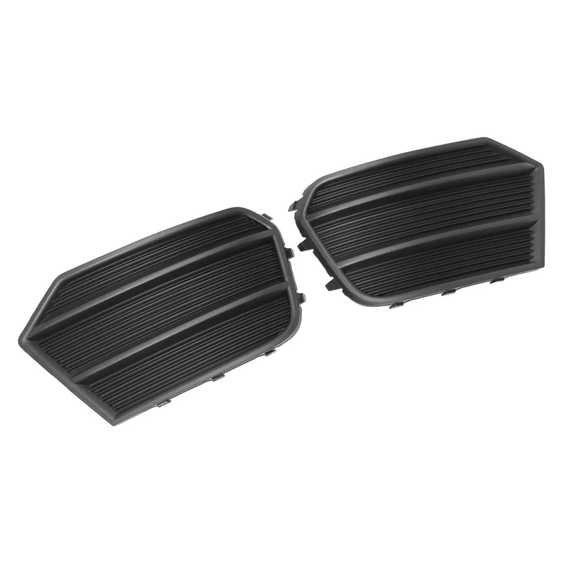 For Audi Q3 2016 2017 2018 Black Front Bumper Fog Light Lamp Grill Grille Cover