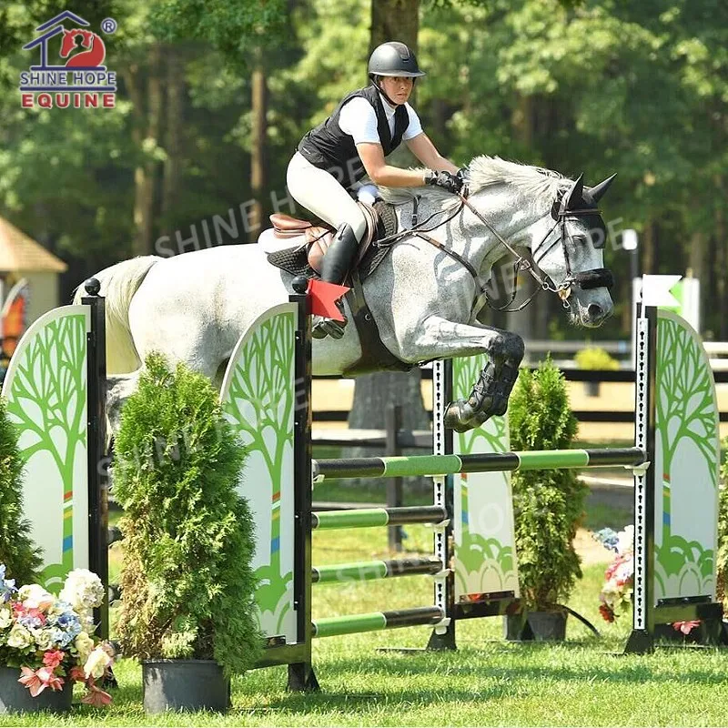 Portable Horse Jumping Obstacle Aluminum Stands Equestrian Aluminum