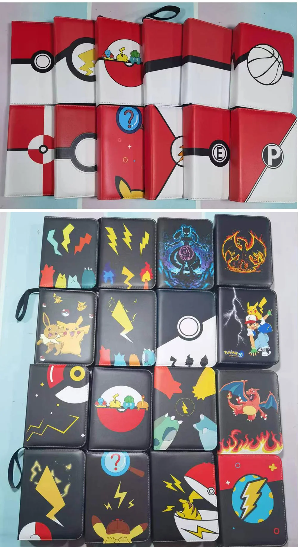 Trading Card Binder For Pokemon Baseball Basketball Football Game Cards