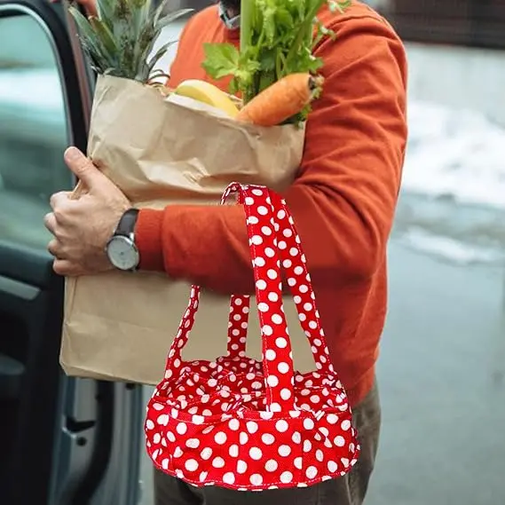 product efficient handheld fabric farmhouse egg gathering pouch 9 bags egg purse collecting basket for fresh chicken goose duck eggs-5