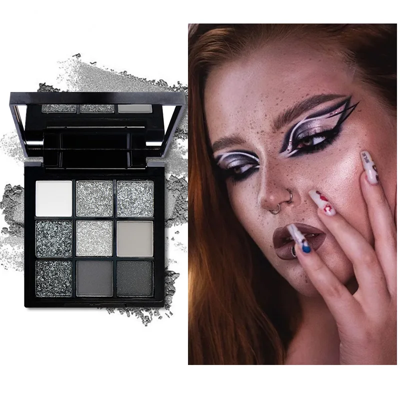 Highlighter Lidschatten Palette – Wasserfest, Hochpigmentiert, Mit Glitzereffekt & Vegan