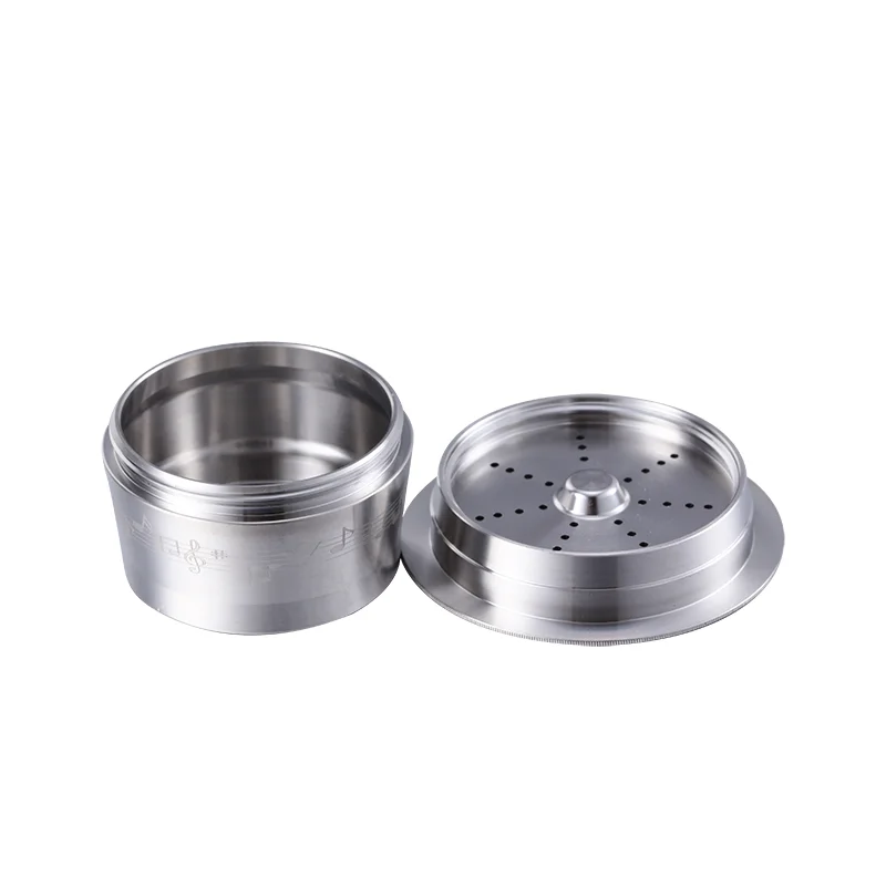 互換性のあるコーヒーマシン用ステンレス製再利用可能な空の