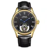 Leather Black and Gold