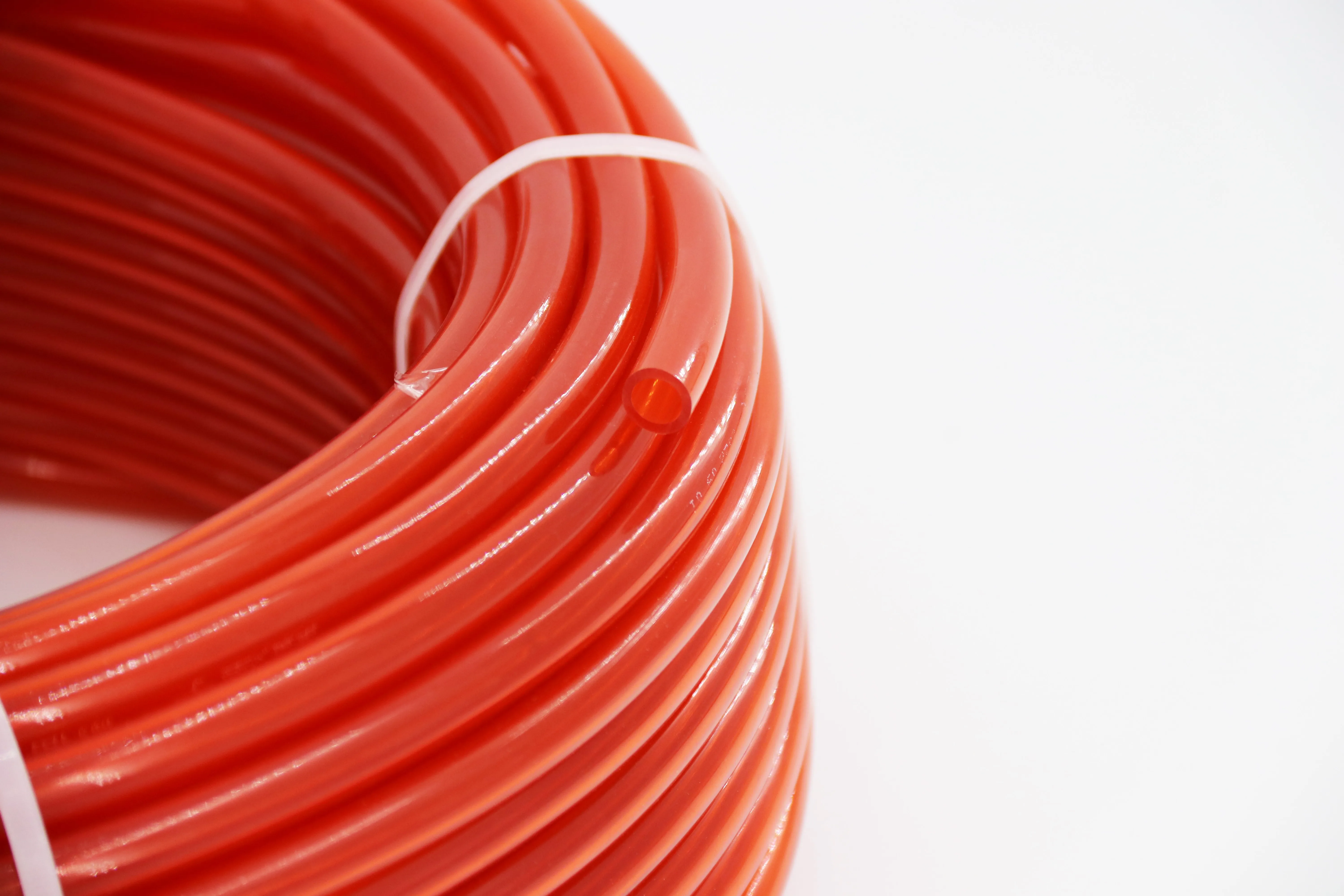 Tubes à Air Pneumatique 12mm OD X 8mm ID 3 Mètre  118 Pouce Long Pu Polyur Thane Air Compresseur Tuyaux Tube Tuyau Orange