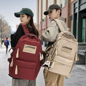 2026 Large-capacity Fashionable School Backpack Male Female College Junior High Students For Travel Computer Storage Backpack