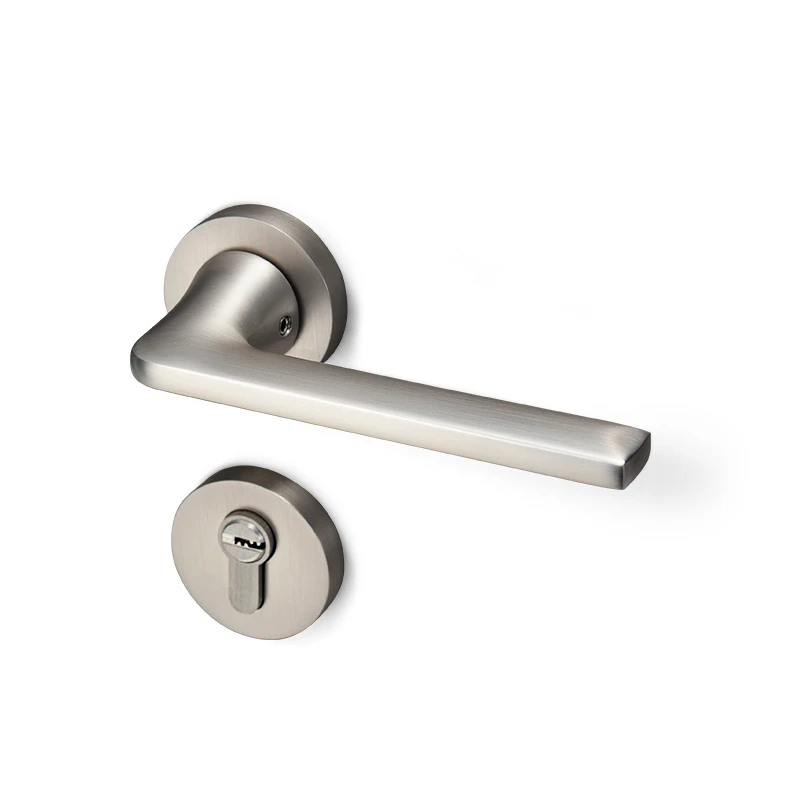 Poignée De Porte Fixe Sur Rosette - Acier Blanc - KeyMet - Neuf Sous Emballage - Quincaillerie Maison