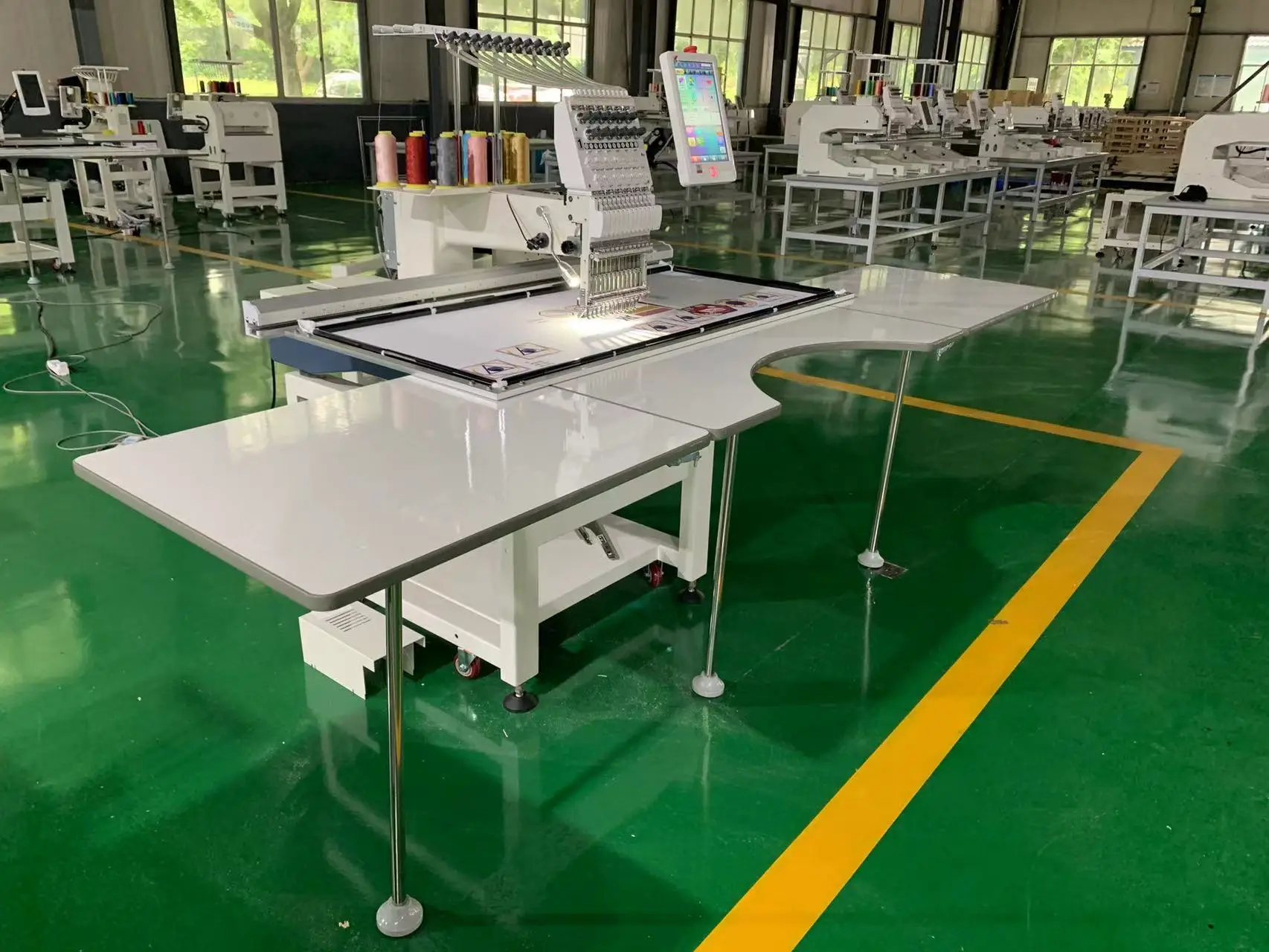 DDP Large Area High Quality Cap Embroidery Machine Computerized Embroidery Machine Clothes Single Head Embroidery Machine