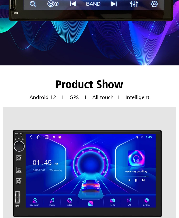 7inch Universal Touch Screen Android Autoradio Car Radio GPS Navigation ...