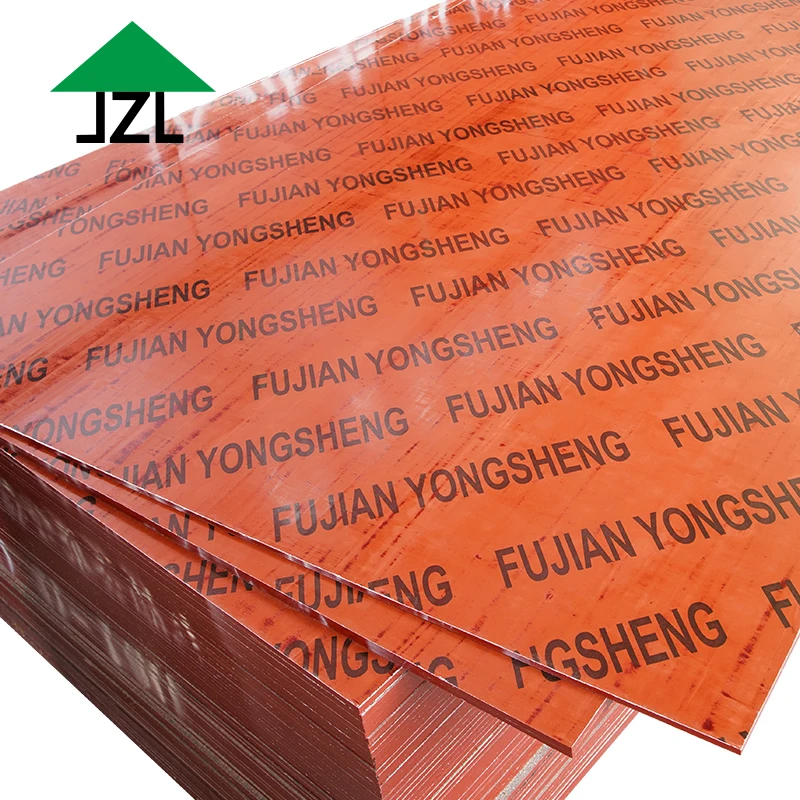 JZL Film Faced Bamboo Plywood Sheet Worm and Mold Resistant Thin Decorative Plywood for Hotel Concrete Construction