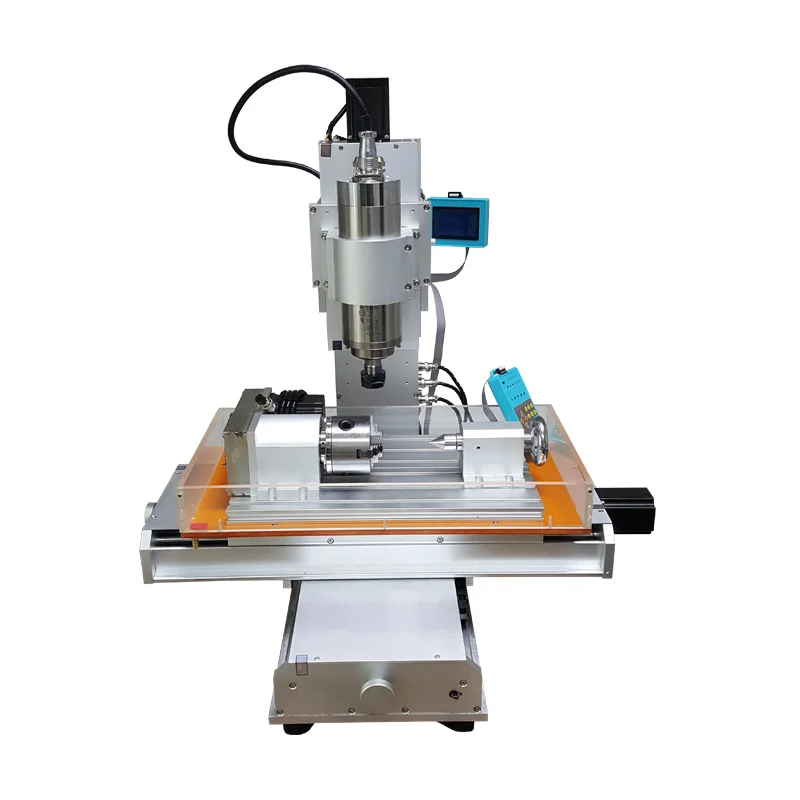 Pillar Type 5 Axis CNC Router 3040 Wood Carving Machine Easy to Operate Mach3 Control System Column Table Type