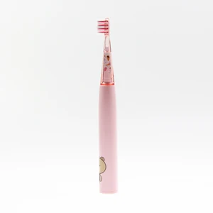Kids Child Lovely Cartoon Electric Toothbrush with Light pink and Blue Colors Cute IPX7 Electronic Brash OEM