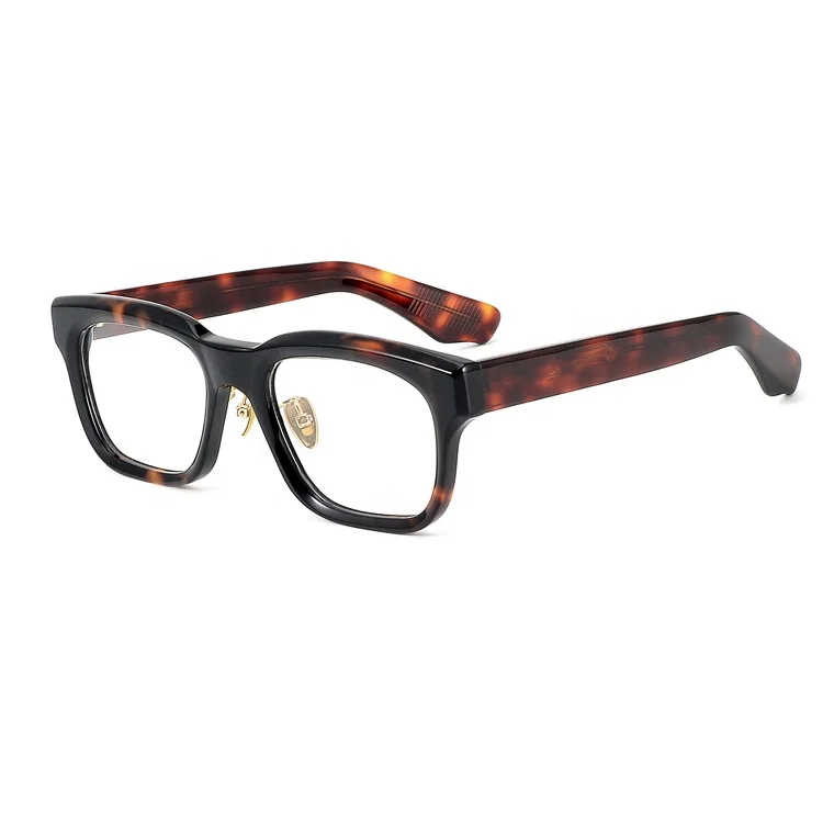 Transparent Reading Anti Blue Light Blocking Trendy Bio Acetate Optical Glasses Eyeglasses Frames