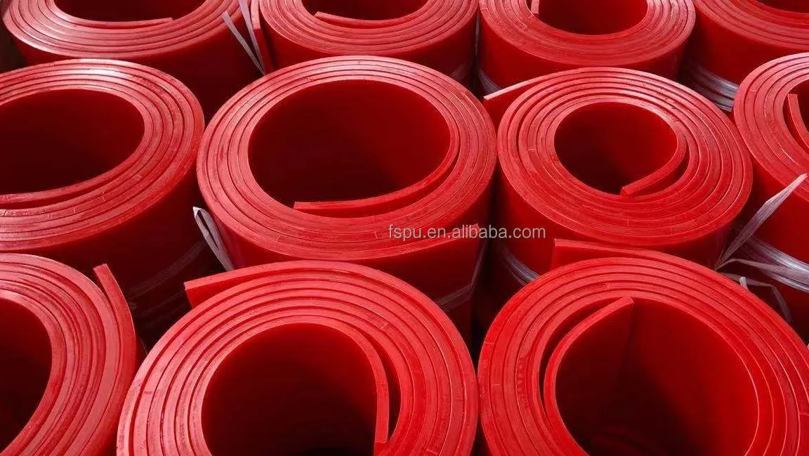 6mm Thickness Rubber Sheet Urethane Rubber Sheet Pu Polyurethane Plate