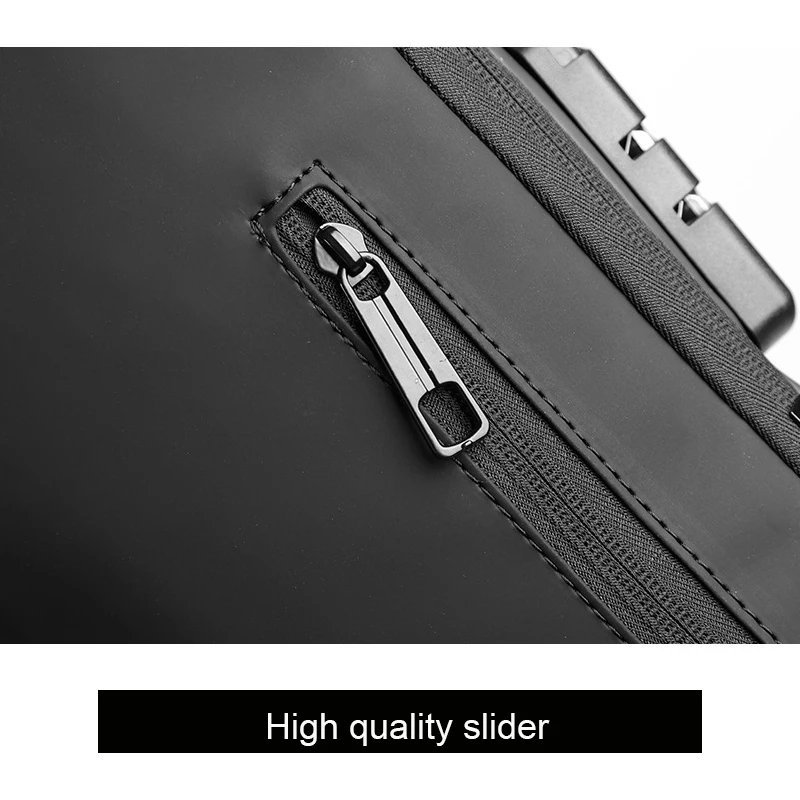 Marksman 2022 New Fashion Custom Antitheft Nylon Men's Chest Bags With Usb Crossbody Sling