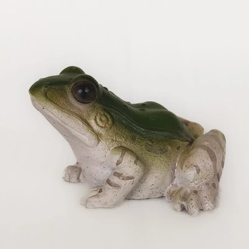 N08 цемент ручной работы лягушка с использованием экологически чистых и биоразлагаемых материалов для украшения домашнего сада
