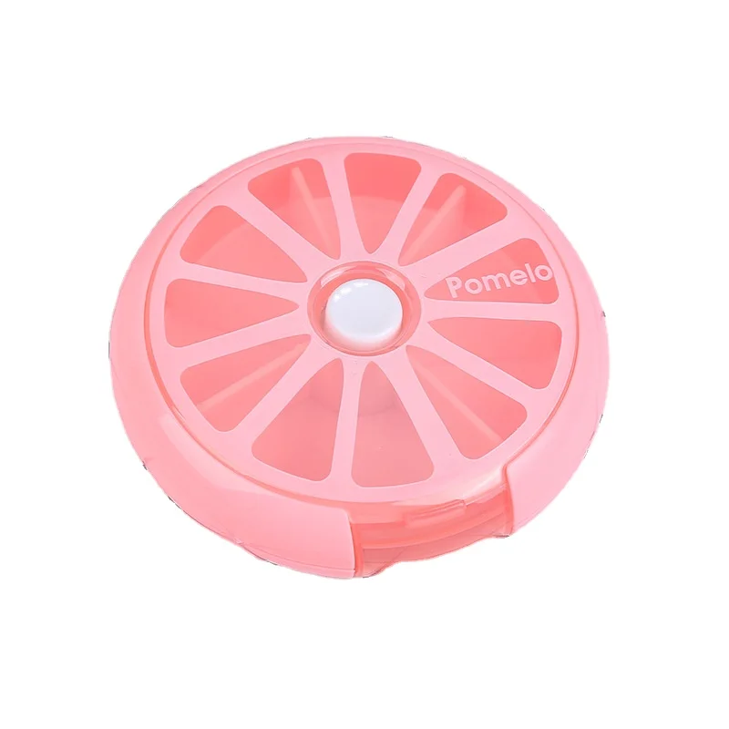 amazon hotsale bpa free portable mini vitamin pill case seven