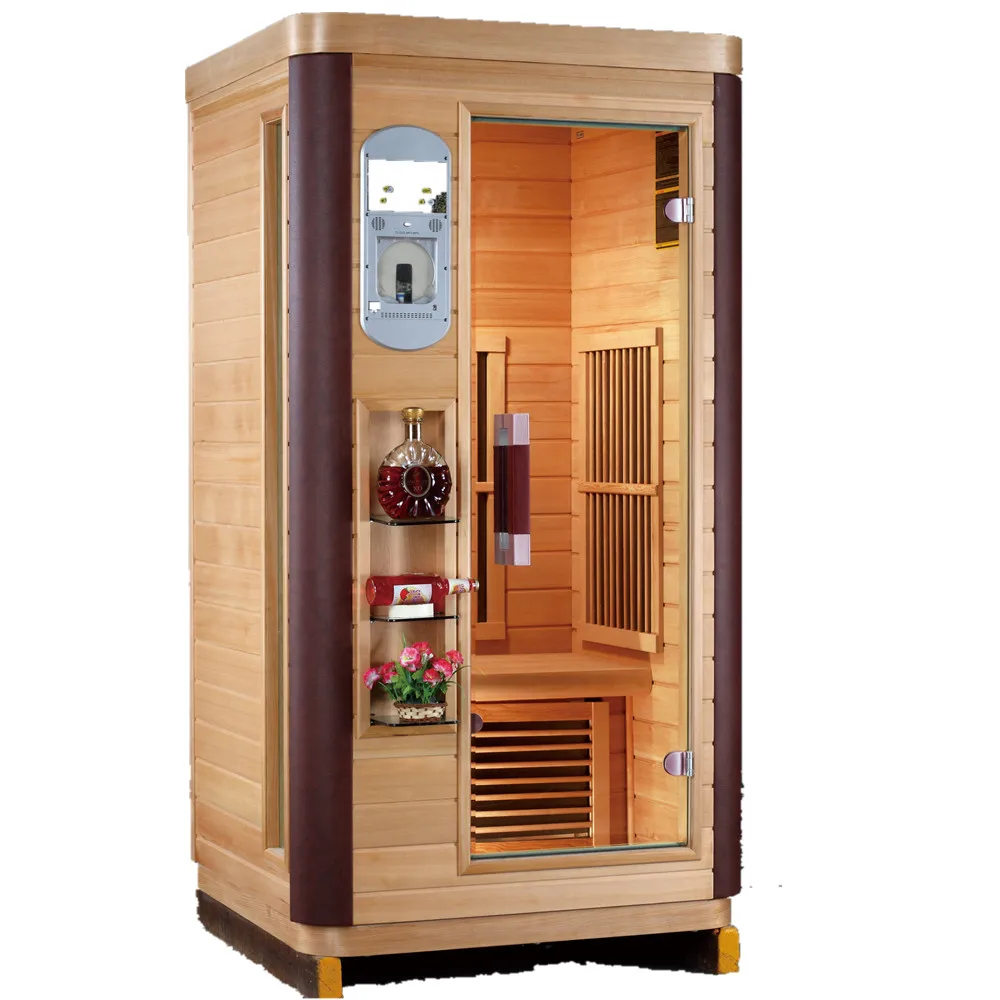 Saunaking China Factory Directly Sale Customized Far Infrared Heater Ozone Suana SPA Room Hemlock