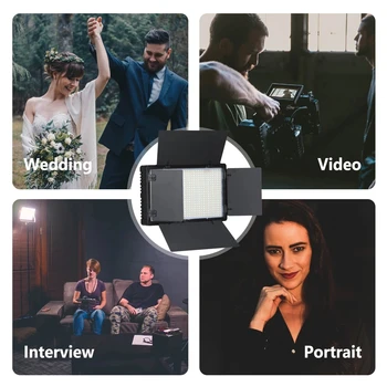 U600 RGB Led Adjustable Brightness Film Video Live Photography Photographic Lighting LED Video Studio Light for Video product image