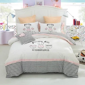 Factory Direct Price European American Style Custom Fitted Sheet Duvet Bedding Sets Collections for Kids