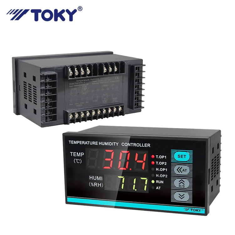 TOKY Intelligent 4 Loops Control Output Digital Display PID Temperature and Humidity Controller
