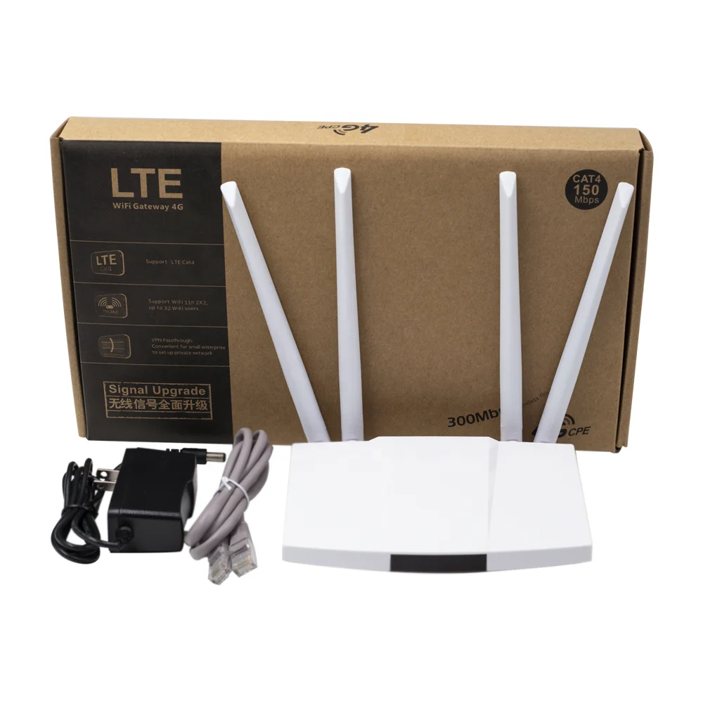 LM321 CPE 4G Modem Wireless WiFi With External Antenna 300Mbps 4G LTE Wifi Router With Sim Card