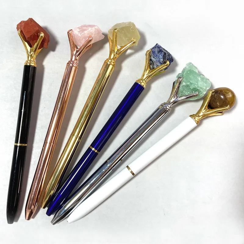 Wholesale Natural Crystal Pen Custom Crysta - Buy Crystal Pen,Pen,Rough ...