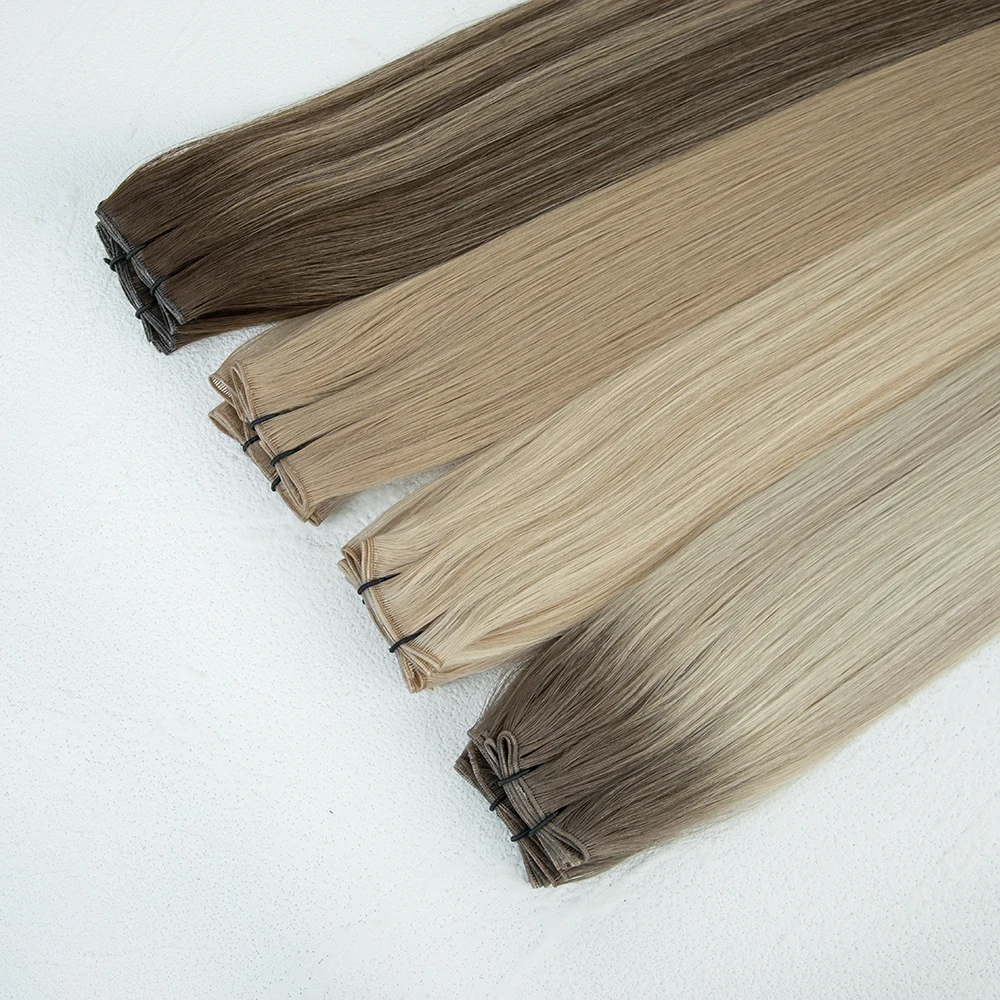 LeShine Solan Remy Hair Thin Invisible Cuticle Aligned Genius Weft Hair Extension