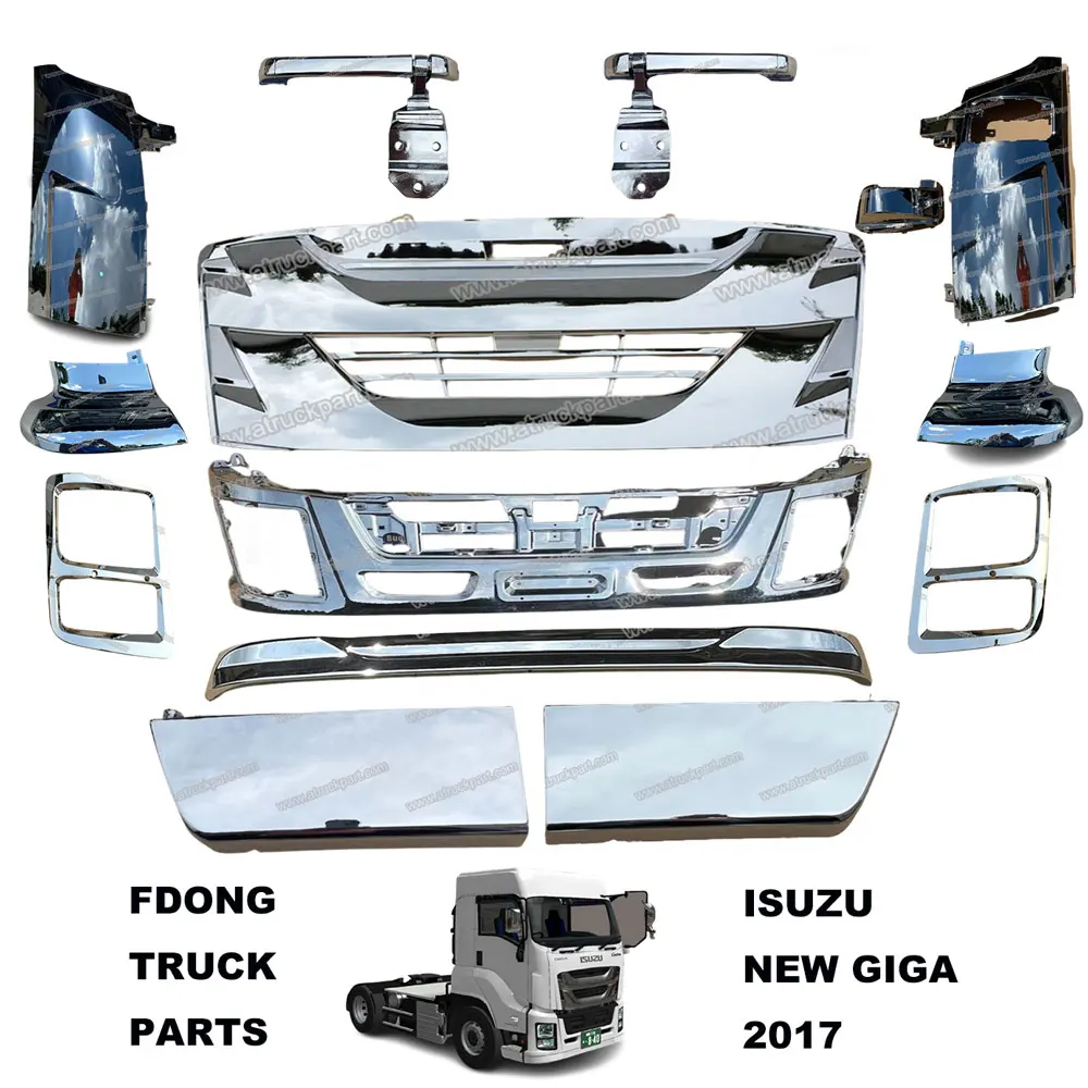 Chrome Upper Bumper for ISUZU GIGA 2018 - New Truck Spare Body