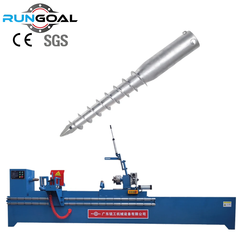 RUNGOAL High Efficiency Automatic Helical Pile Blade Welding Machine for Building Pile Foundation