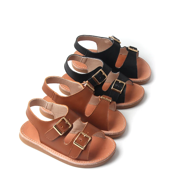 wholesale fashion new outdoor beach sandals little kids children baby infant toddler leather sandals summer shoes for boy girls