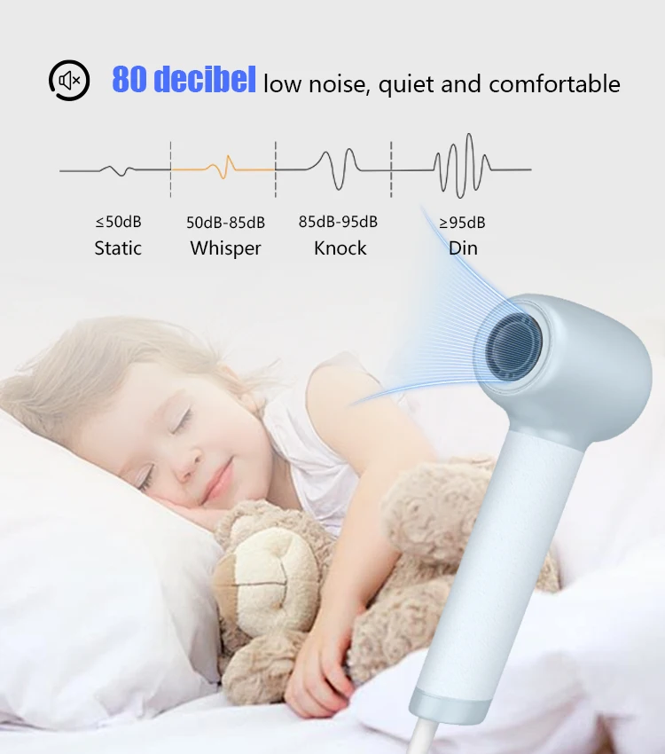 product mesky high speed blow dryer 110000 rpm 1200w power 4 speed 4 heat settings diffuser hair dryer-6