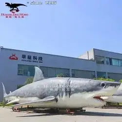 Customized Life-Size Robot Shark Model Kids' Animatronic Marine Animal Metal School Occasion Simulation Direct From Manufacturer