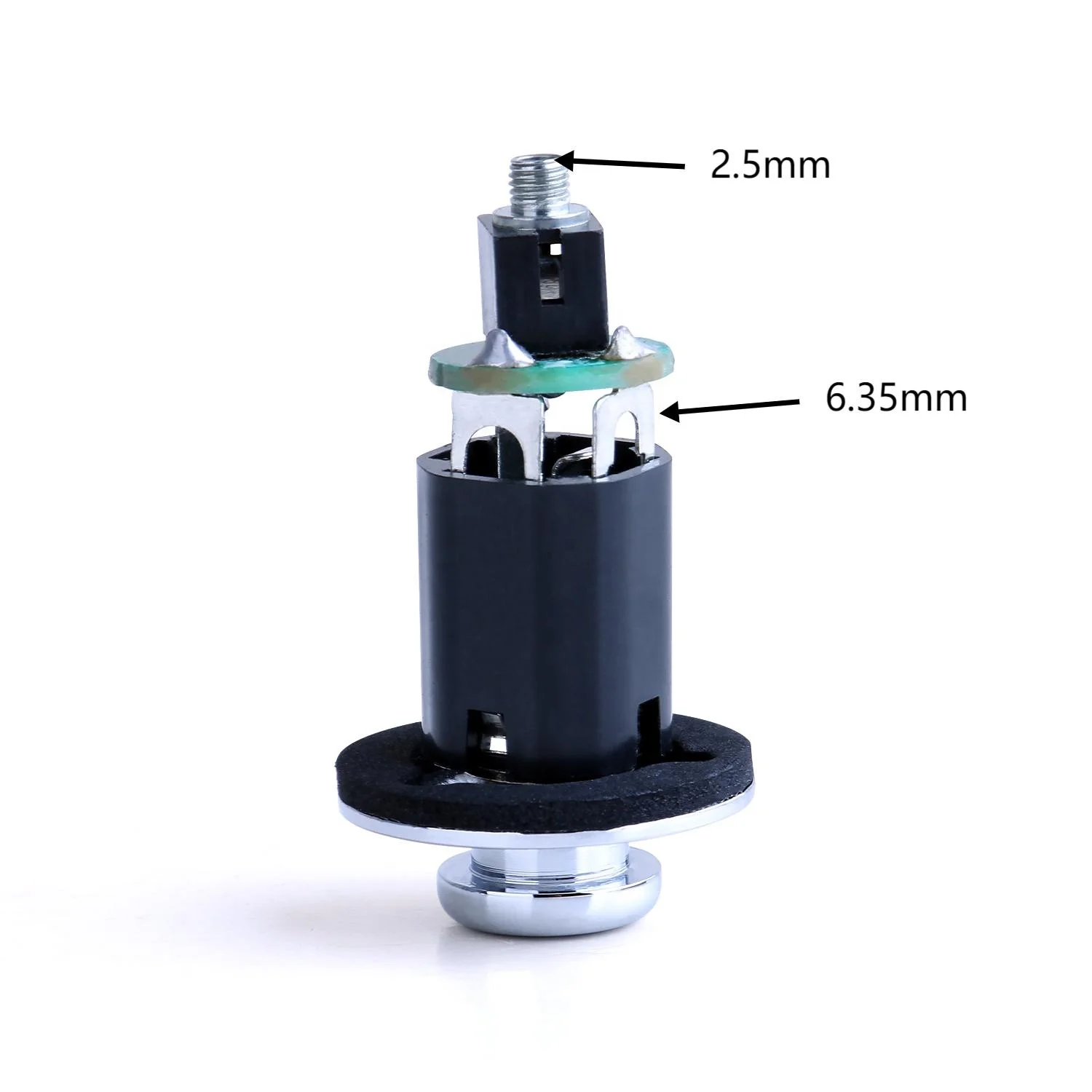 Factory Sale Guitar Jack 6.35mm Output Input Plug Socket Detachable Strap Buckle Folk Acoustic EQ