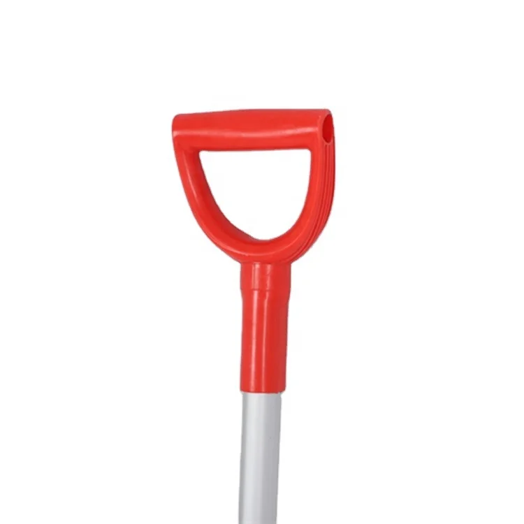 Industrial-grade Plastic Snow Removal Shovel with 140cm Aluminum Handle and Wide Shovel Head - a Fast Snow Removal Tool