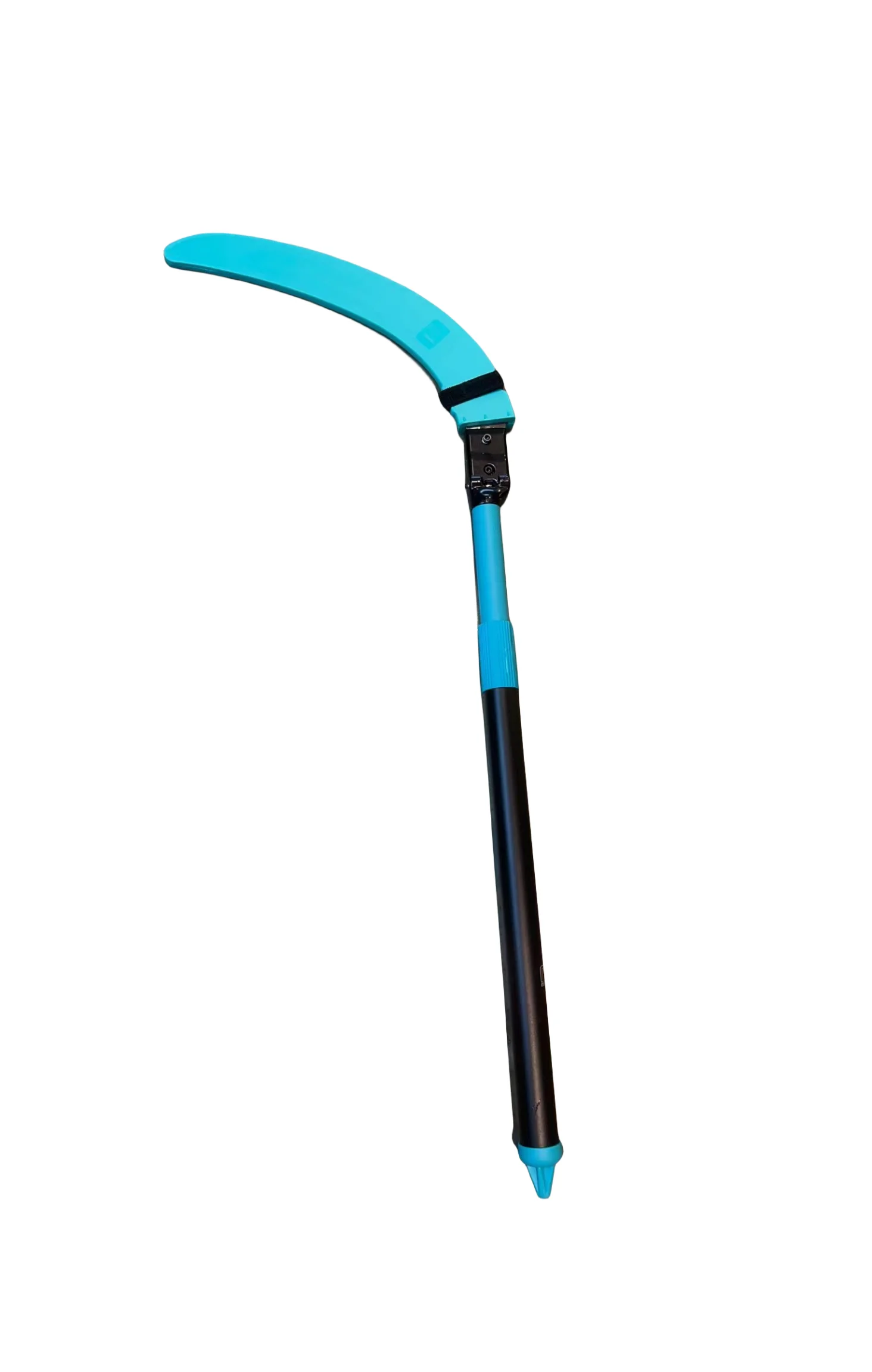Blue Industrial Grade Palm Sickle Farm Tool with Fiberglass/Wood Handle Carbon Steel Blade