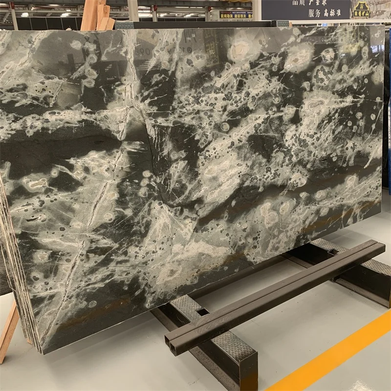 product natural grey marble low price galaxy grey marble slabs for interior wall and floor decor-4