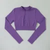manches longues violet