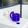 Crystal model (purple)