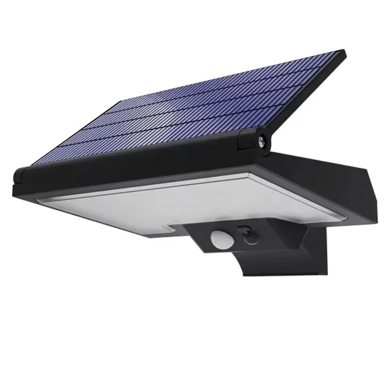 Outdoor IP65 Waterproof Solar Security Light Wall Lamp for Garden Patio Deck Garage