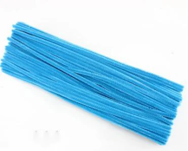 50X Royal Blue Pipe Cleaners Chenille Stems Pipe Cleaner Stick Plain C