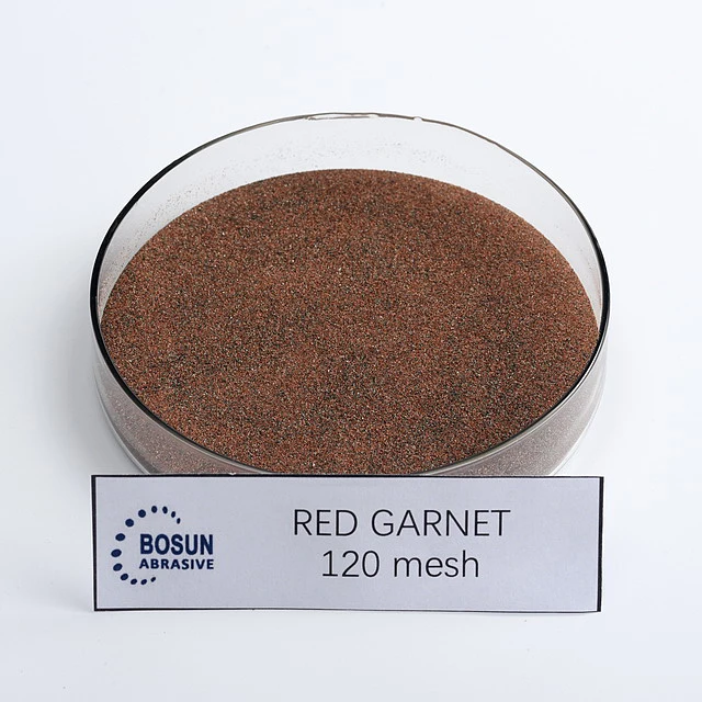 Red-brown corundum 100 - mesh abrasive sand for sandblasting 25Kg