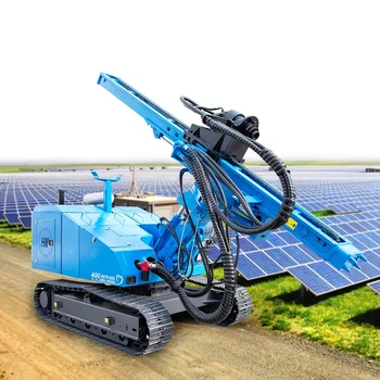 3m Solar Pv Power Driven Photovoltaic Piling Piles Drivers Driving Post Drill Machine