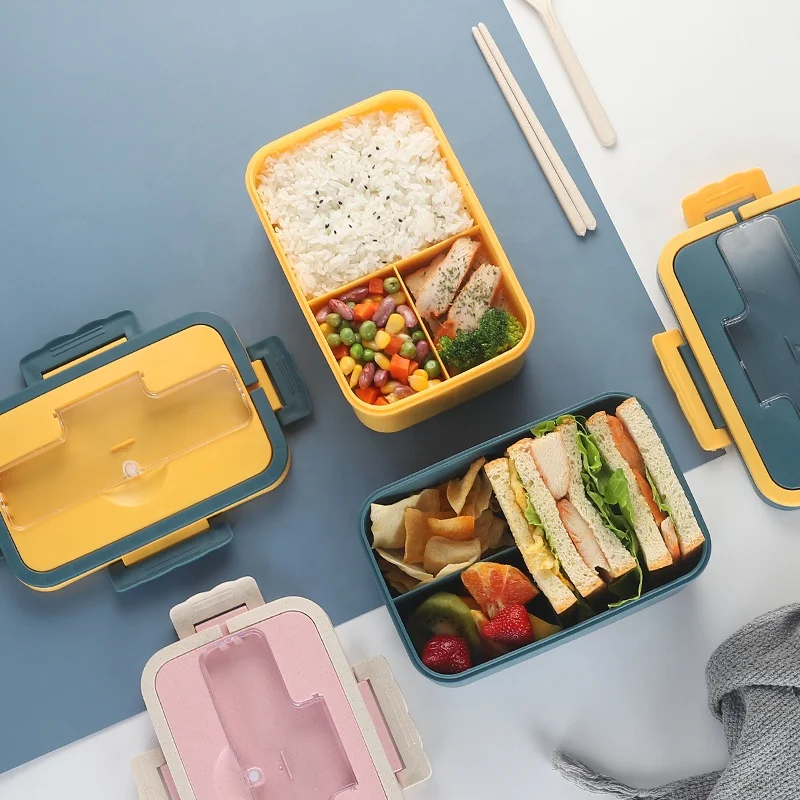 ランチボックス「Milton」ディスポーザブル弁当箱 3仕切り プラスチック製