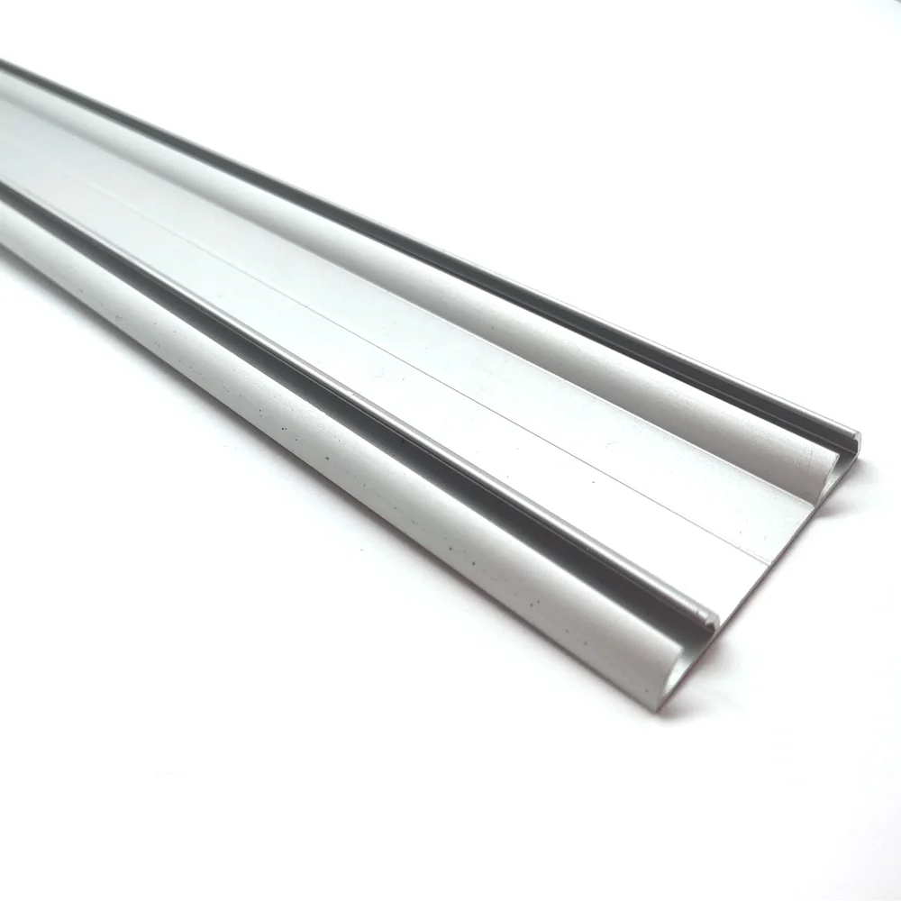 Anodized Finish Wardrobe Profile Aluminum Sliding Top Track Profile