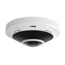 IK10 Vanalproof H.265 Indoor Home 5MP High Resolution Fisheye IP Security CCTV 3D Panoramic Camera